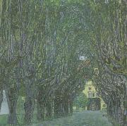 Gustav Klimt Avenue in Schloss Kammer Park (mk20) oil